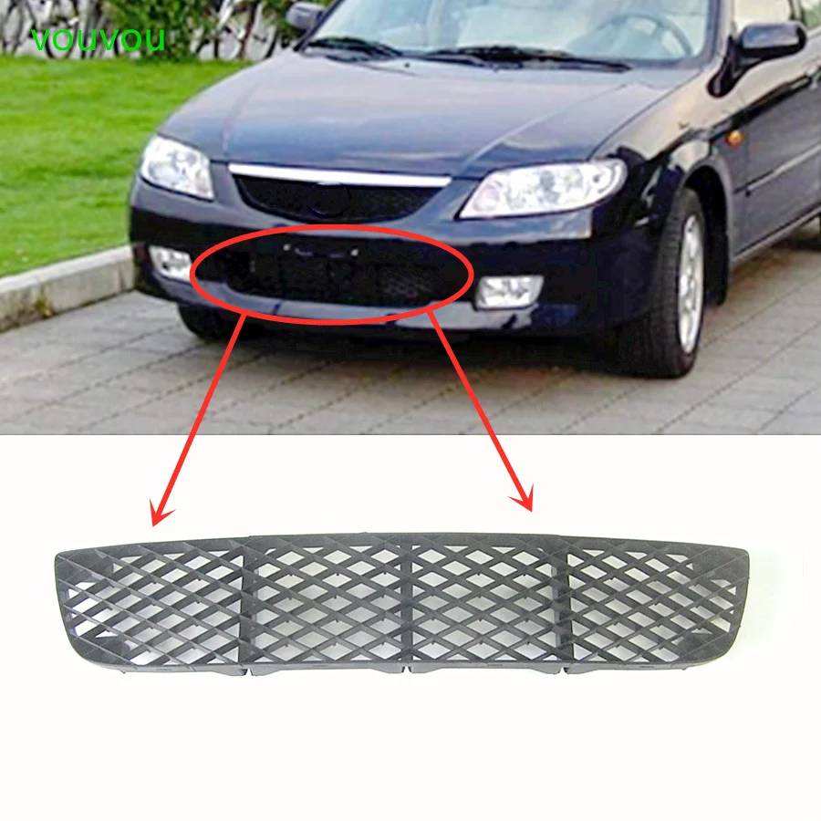 Car accessories B30D-50-1T1 body front bumper lower grille for Mazda 323 protege BJ 1998-2005