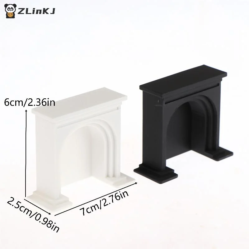 ▶ Mini cheminée pour maison de poupée, modèle de maison de poupée, scène de noël, meubles, accessoires de décoration, jouets de jeu pour enfants, 1/12