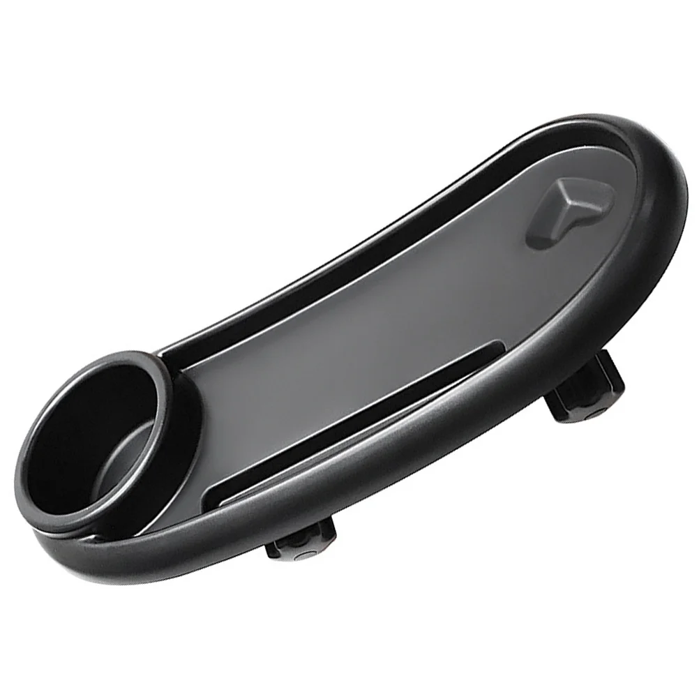 Detachable Stroller Food Tray Universal Plastic Snack Tray for Pushchair Pram with Cup Holder Easy Clean Infant Eating Surface