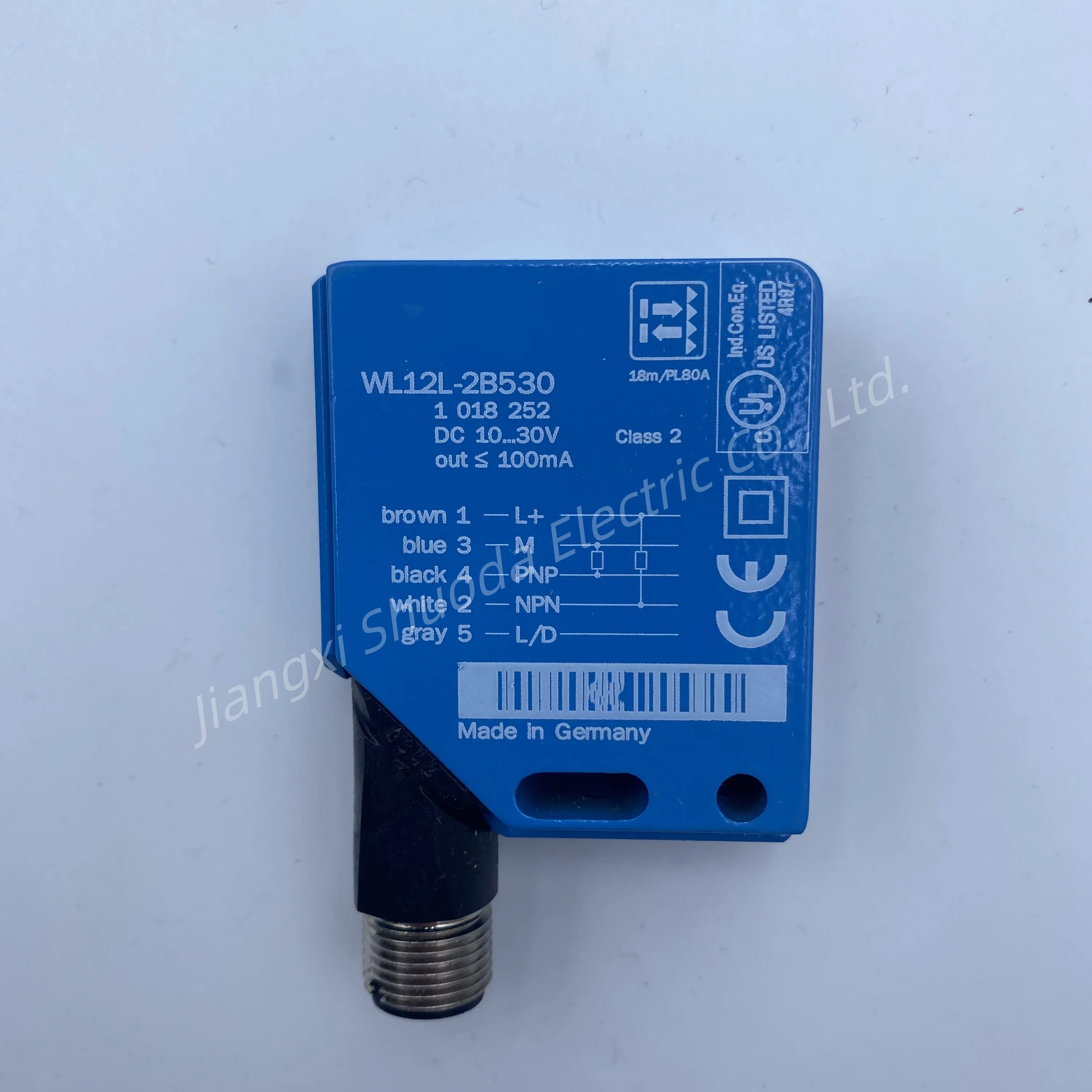 SICKs WL12L-2B530 Background Suppression Sensor 300mm Range PNP Output IP67 Industrial Object Detection