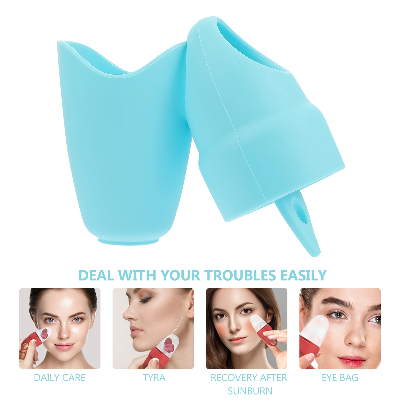 

Face Massager Portable Silicone Facial Skin Cooling Tool Tightening Pores Fine Lines Reduction Care