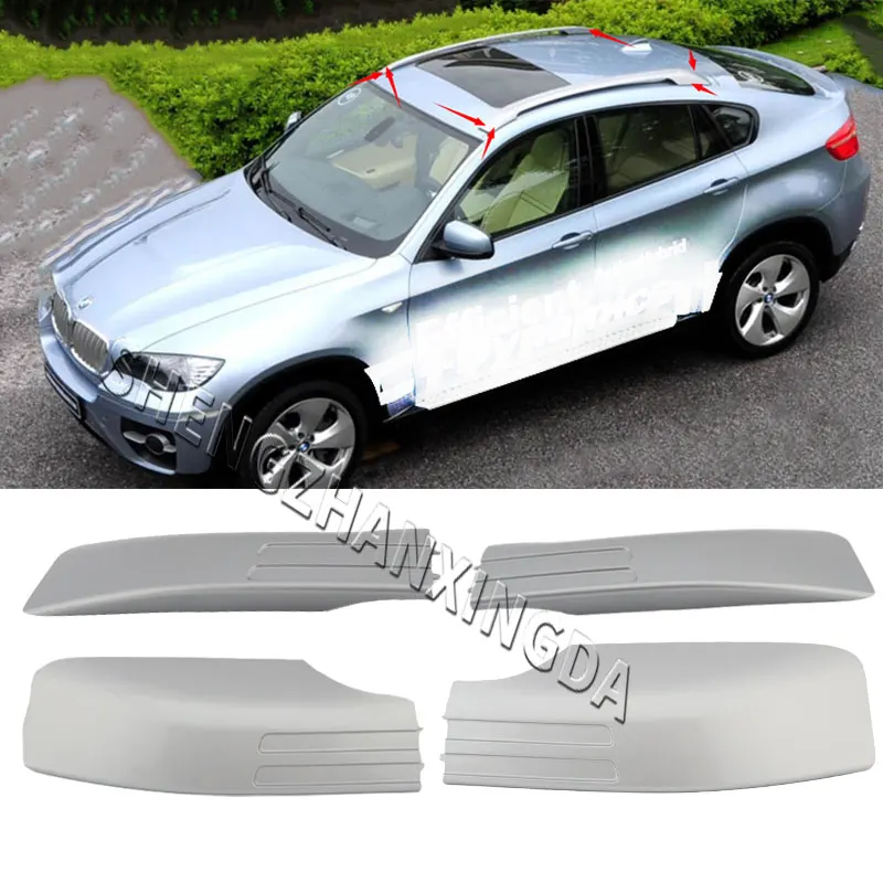 

Shengzhan Xingda Is Suitable for Bmw X6 E71 2008-2014 Silver Suv Roof Vertical Beam Frame Leg Cover End Cover Protective Cover Kit Auto Parts