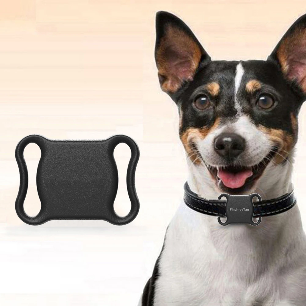 Pet GPS Location Tracker GPS Tracker for Dogs Works with Any Collar Waterproof Pet Tracker Bluetooth-Compatible Locator for Cats