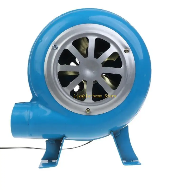 Kipas Aliran Udara Besar 12V dengan Kabel Klip 2M untuk Piknik Barbekyu Berkemah B46D