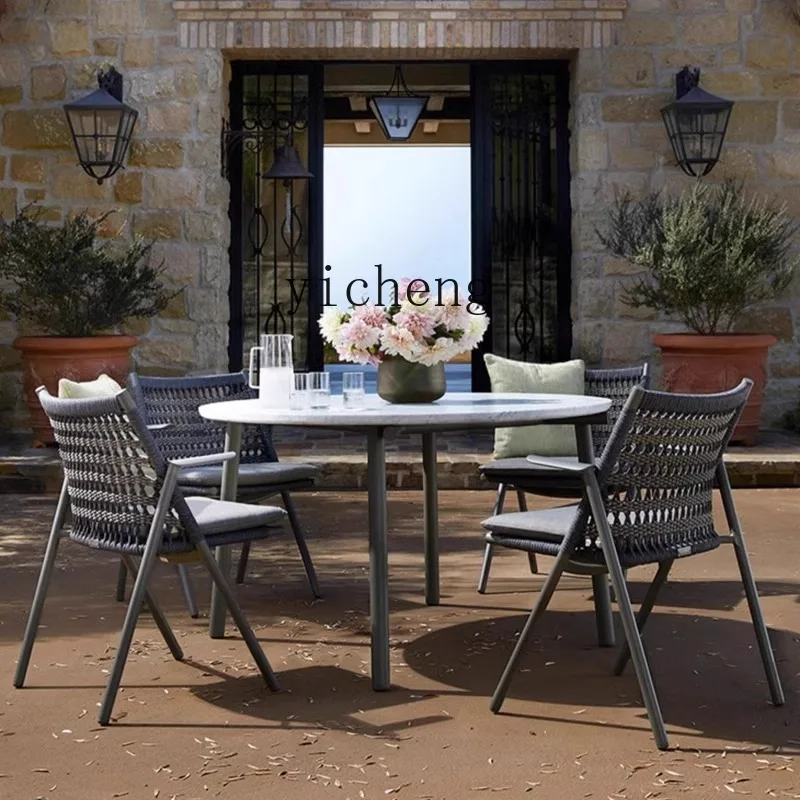 

LX Courtyard Combination Open-air Villa Garden Model House Villa Balcony