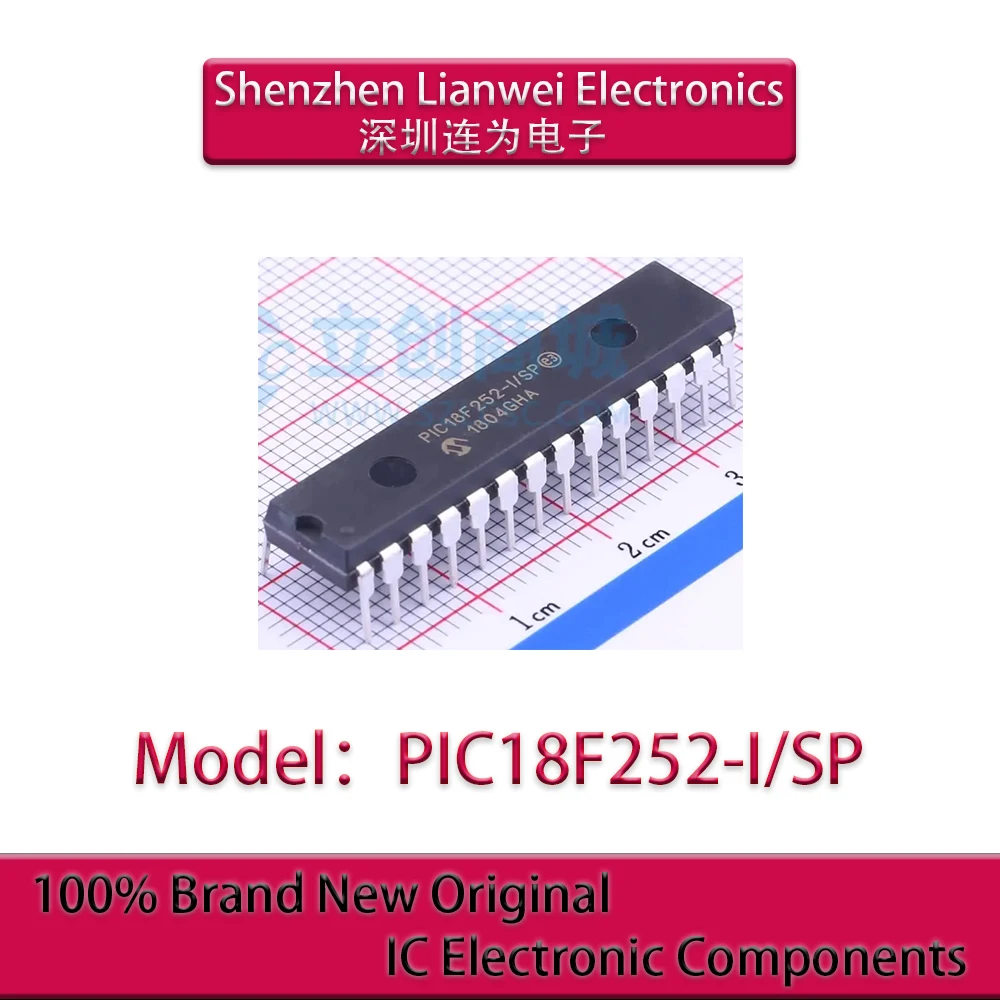 

100% New Original PIC18F252 PIC18F252-I/SP IC Chipset DIP-28