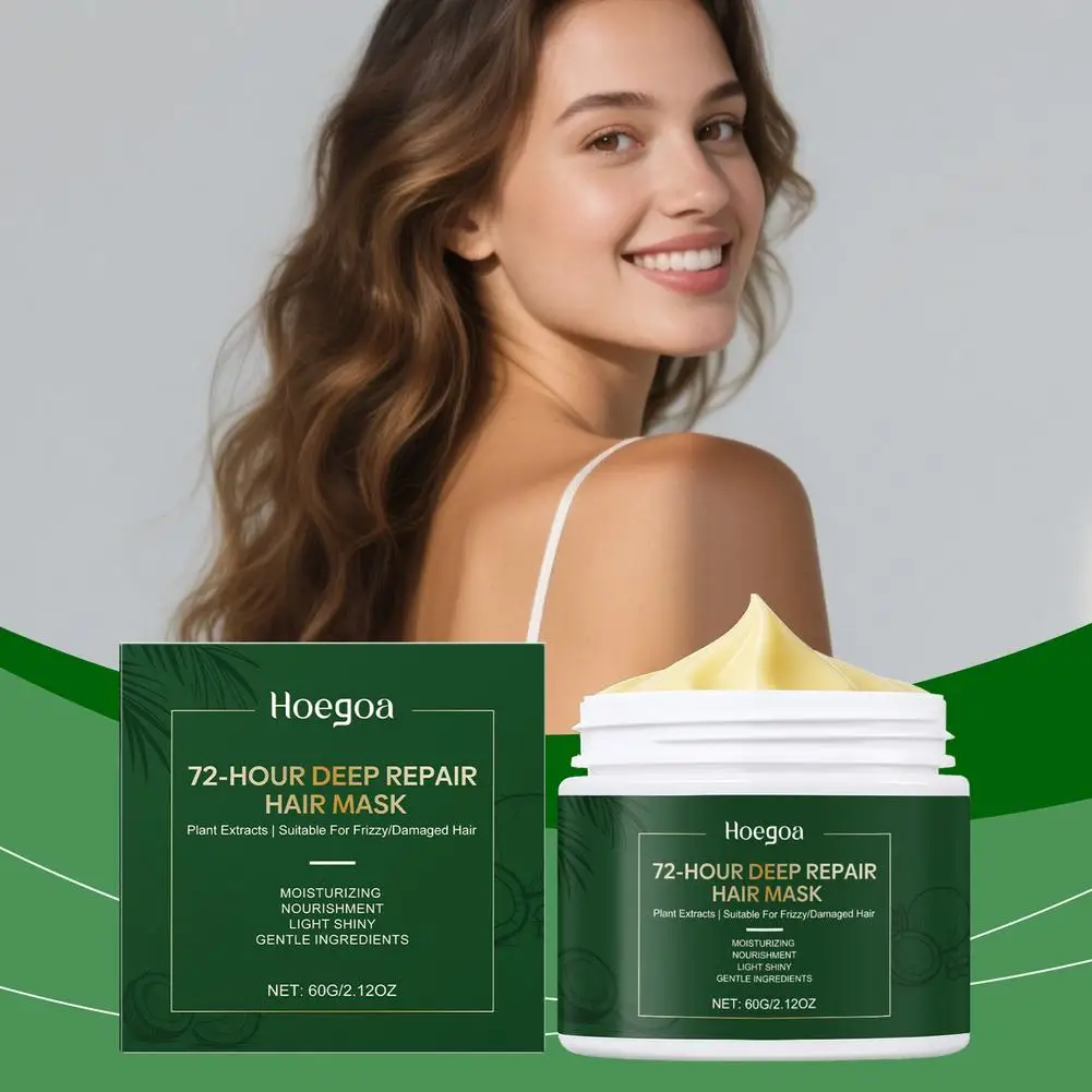 

Hair Care Mask Treatment Dry Damaged Hair Revitalize Straighten ﻿ Hair Smooth Care Products Soft Moisturize V5H1