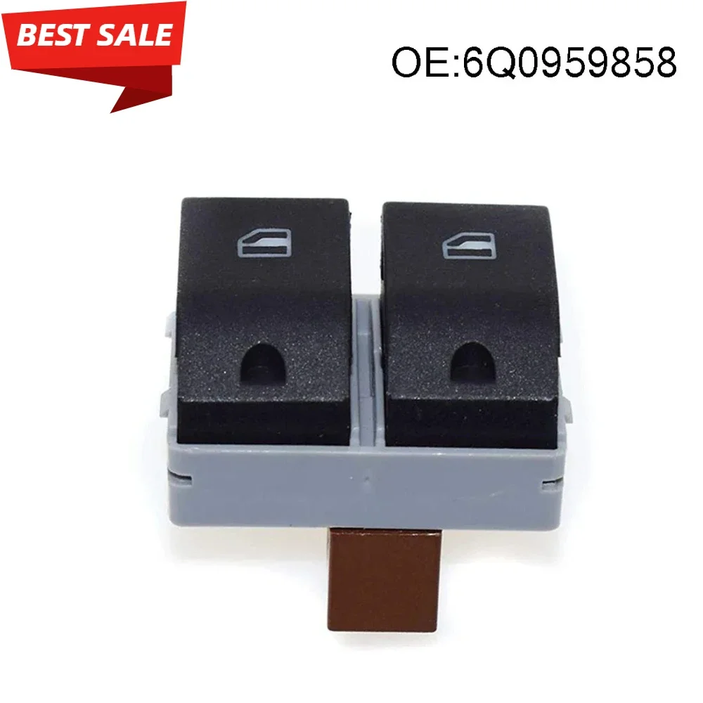 

6Q0959858 6Q0959858A Electric Power Front Window Switch Button For Seat Ibiza Cordoba 02-09
