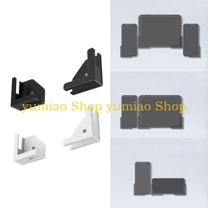 

587B Tablet Holder Wall Mount Stand for Tablets and Phones Easy Installs Bracket