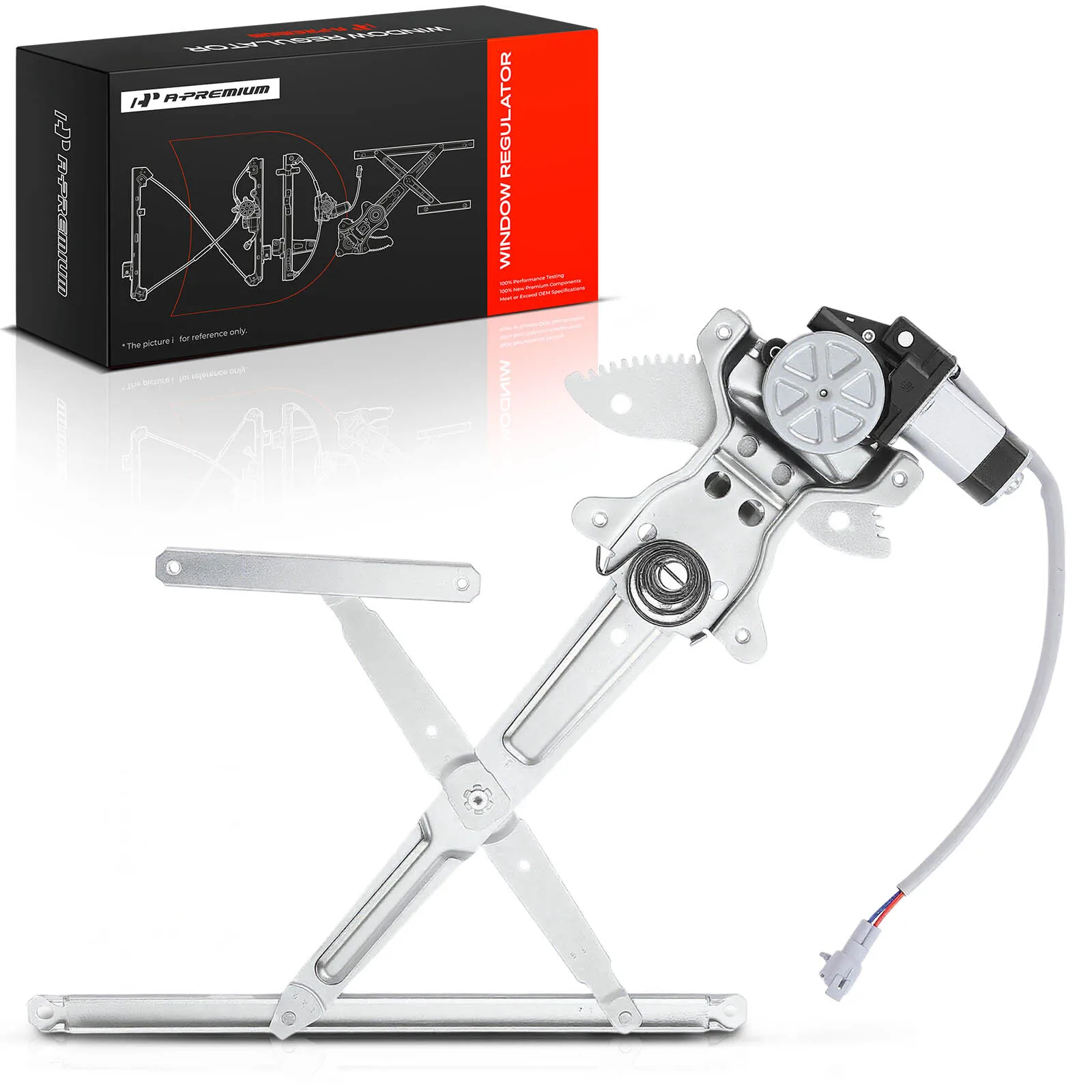 A-Premium Front Passenger Side Power Window Regulator with Motor Assembly for Toyota 4Runner 1990-1991 Pickup 1989-1995