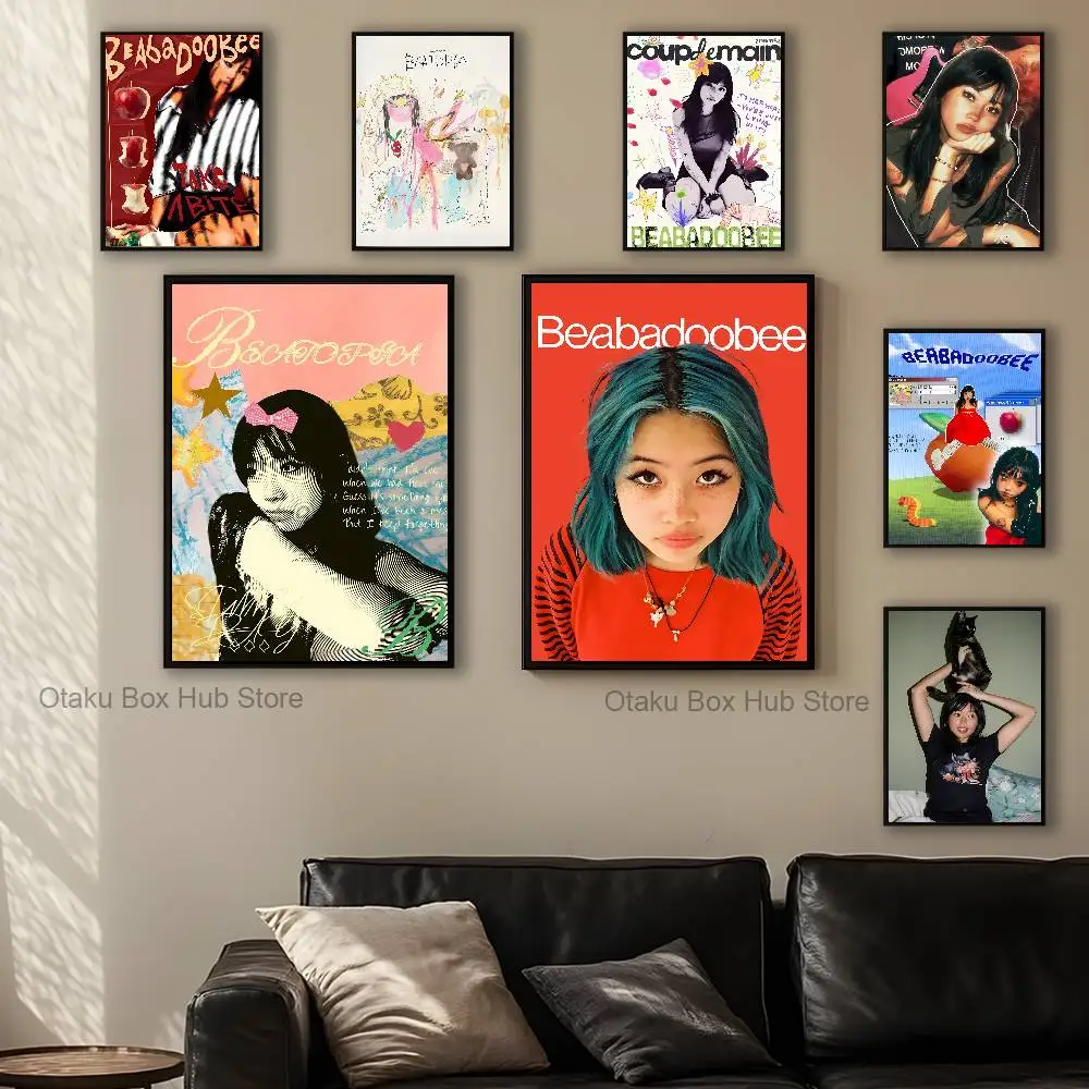 

My Girlfriend B-Beabadoobee Poster Prints Wall Art Picture Painting Gift Living Room Restaurant Bar Large Dec Sticker