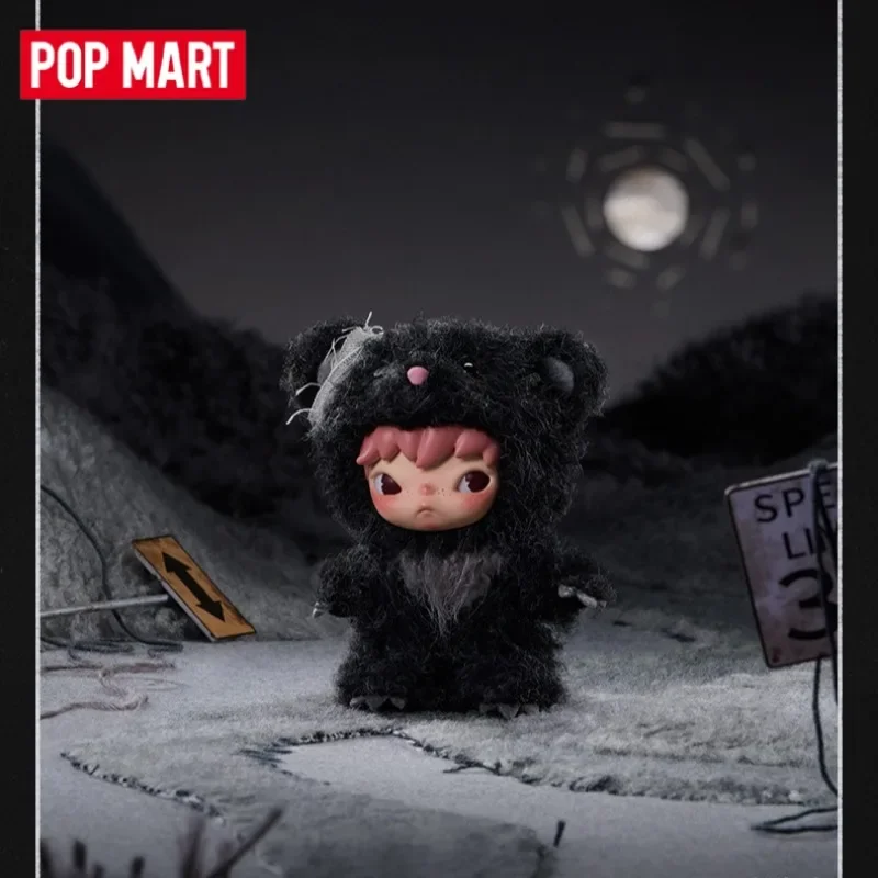 حقيقية POPMART Hirono سلسلة مذكرات الطريق السريع أفخم المفاتيح صندوق أعمى المقتنيات هدية #6