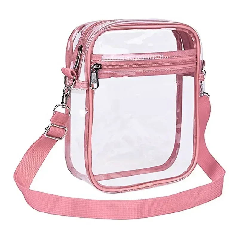 LVB8-Sac à main transparent en PVC pour femmes, sacoche à bandoulière, fourre-tout avec sangle perfect