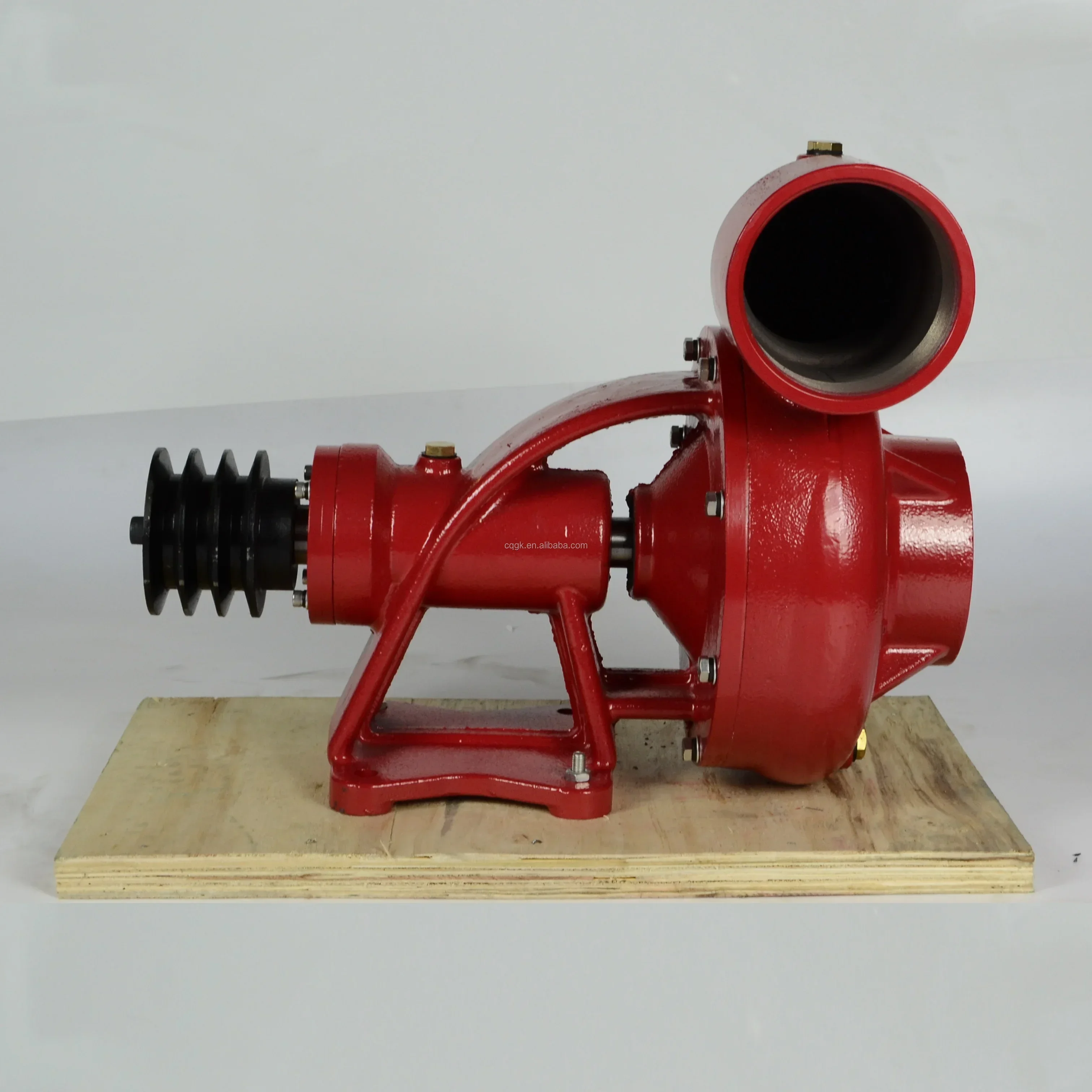 Machine Parts Cast Body High Pressure Centrifugal Pump Diesel Gasoline Water Pumps 2 Inch 3 Inch 4 Inch Wooden Case OEM Red 1 Pc