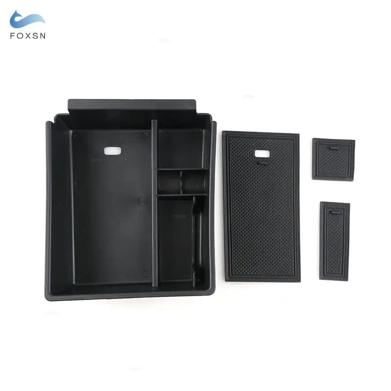 LHD لشركة هيونداي توكسون NX4 2022 المحدودة والهجينة سيارة مركز وحدة التحكم تستيفها Tiyding مسند الذراع صندوق تخزين غطاء الحاويات المنظم #6