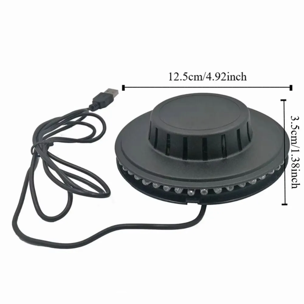 Colorful LED Disco Ball Light Rotating Design Flashing Light LED Rotating Light Wall Mount RGB Lights Disco Lights