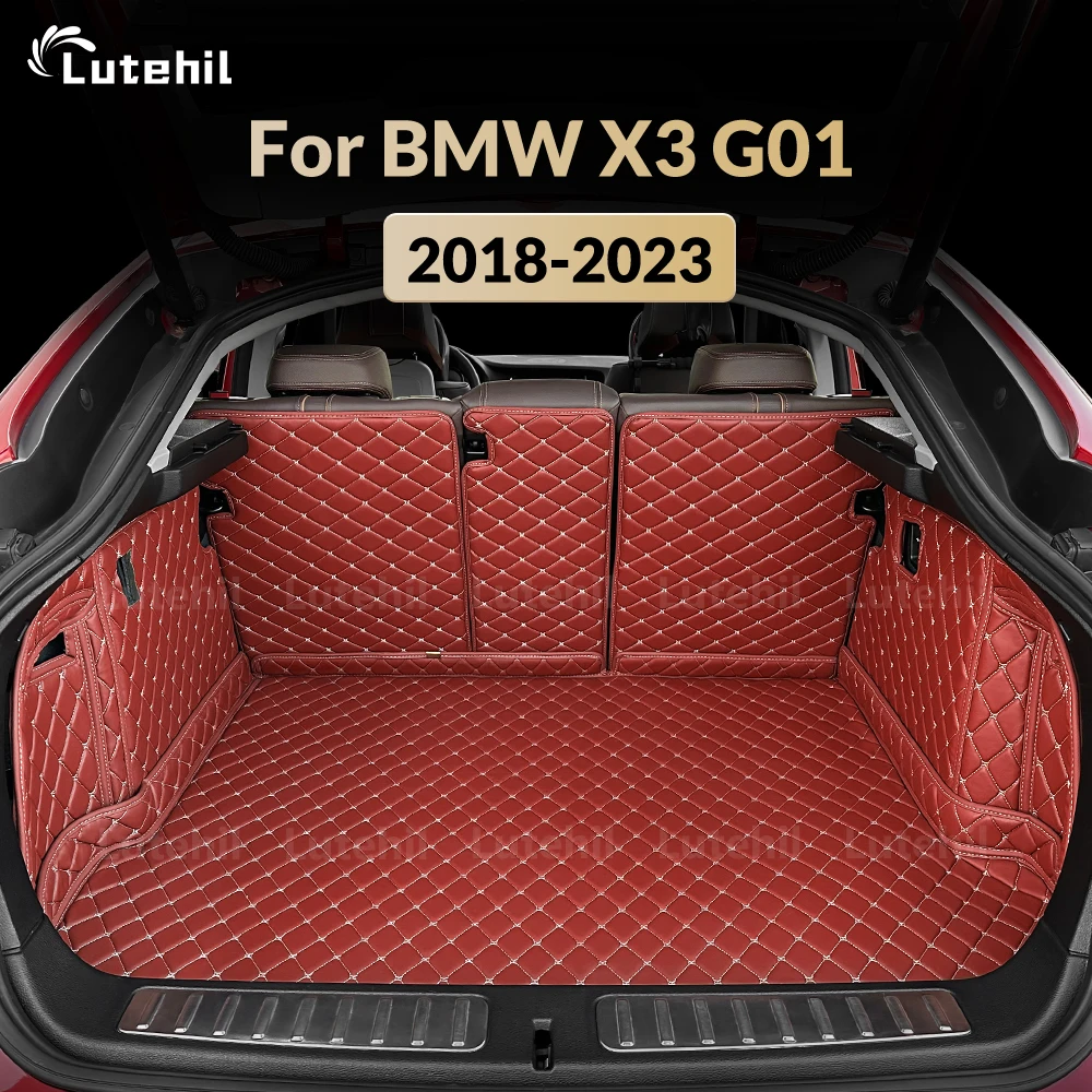

LUTEHIL для BMW X3 G01 2018-2023 22 21 20 19 Автоматический коврик для багажника с полным покрытием Автомобильный защитный коврик для багажника Аксессуары для интерьера