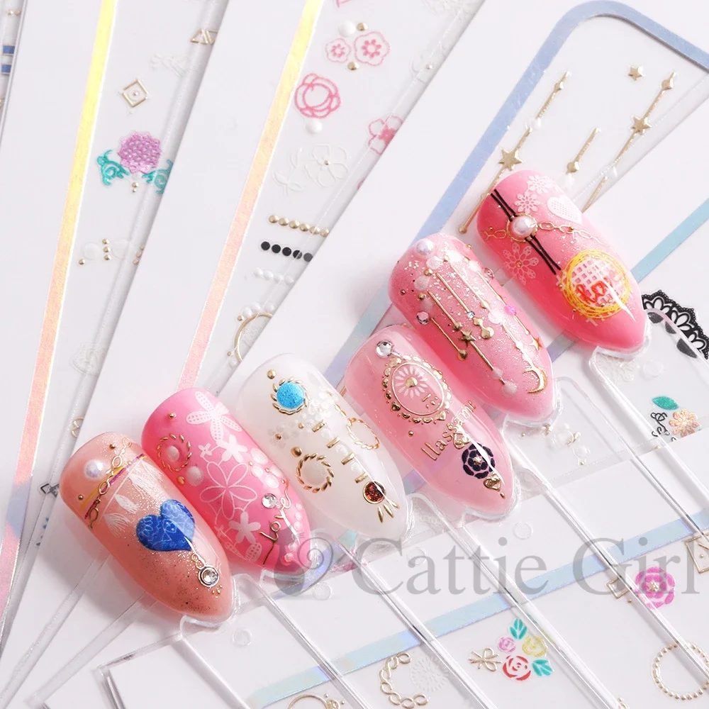 1 Arkusz Diamentowych Magicznych Gwiazd Księżycu Wszechświatu Naklejki 3D na Paznokcie Konstelacje Wzory na Paznokcie Akcesoria do Samodzielnego Zdobienia Paznokci