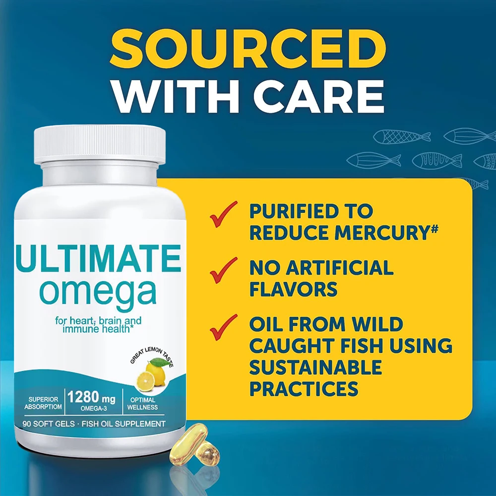 High Potency Ultimate Omega-3 - Omega 3 Fish Oil recension och pris