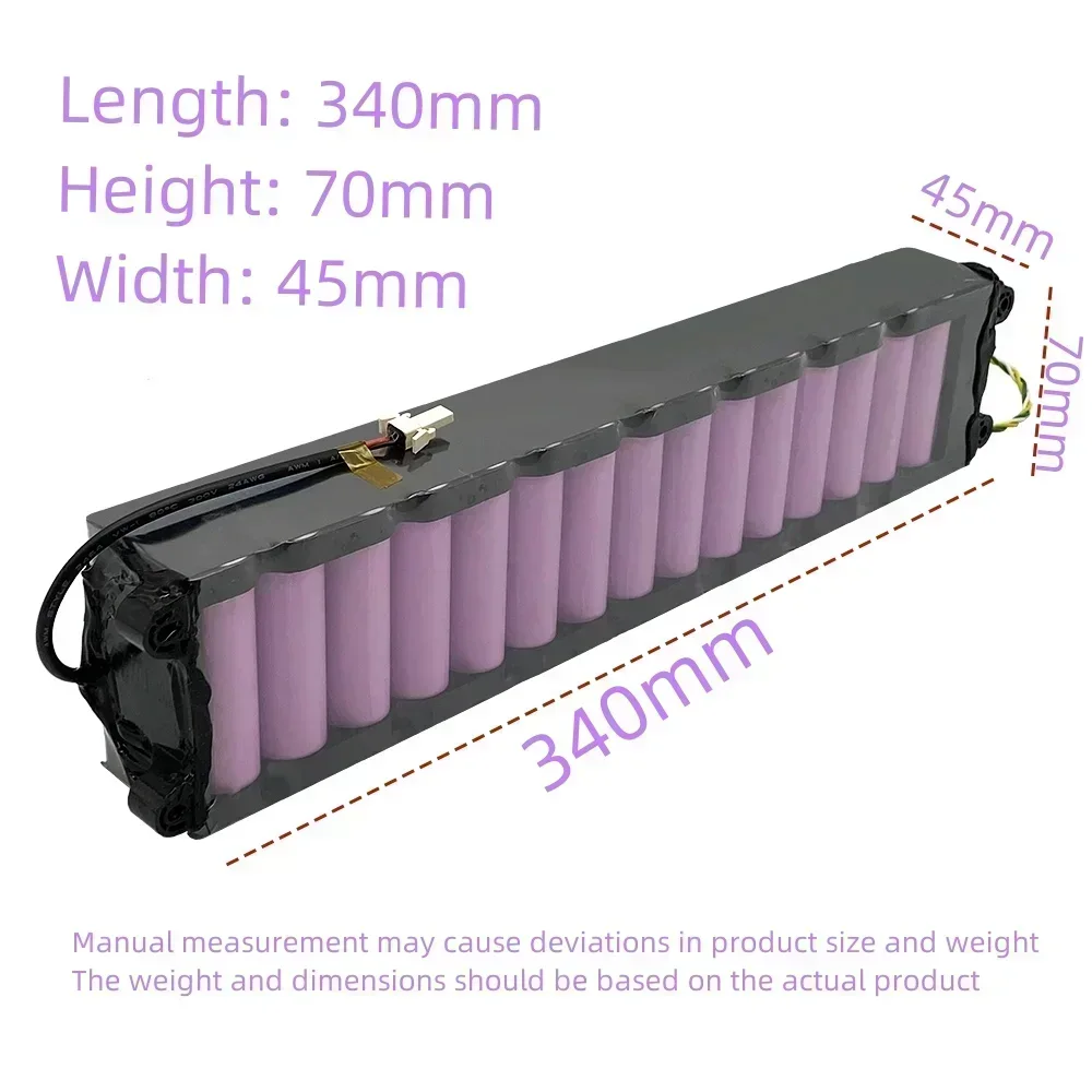 42V for Xiaomi M365 M356 Pro dedicated battery pack, 36V lithium-ion battery 42V 7800mAH 10500mAh, with a range of 30 kilometers