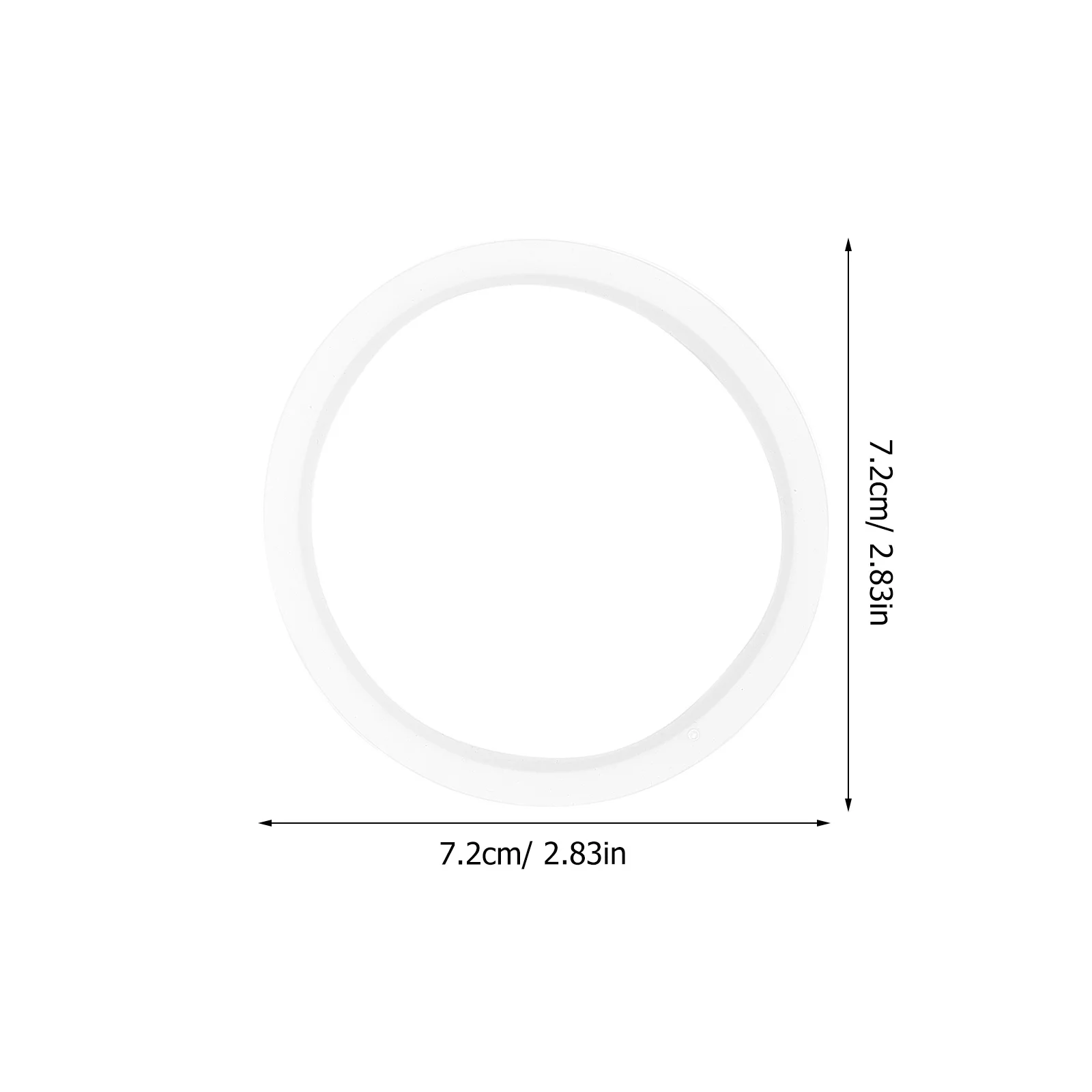 10 Stück Einmachgläser, Deckel, Silikondichtungen, wiederverwendbarer runder Ring für Flasche, Lebensmittel, Sicherheitsflasche, Dichtungsring, Ersatz-Silikonringe