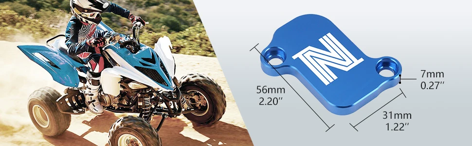 ATV Smog Block Off Platten Abdeckungen Für Yamaha Raptor 700R Yamaha Raptor 700 YFM700R 2006-2020 Raptor 700 YFM 700 Zubehör – Detail 3