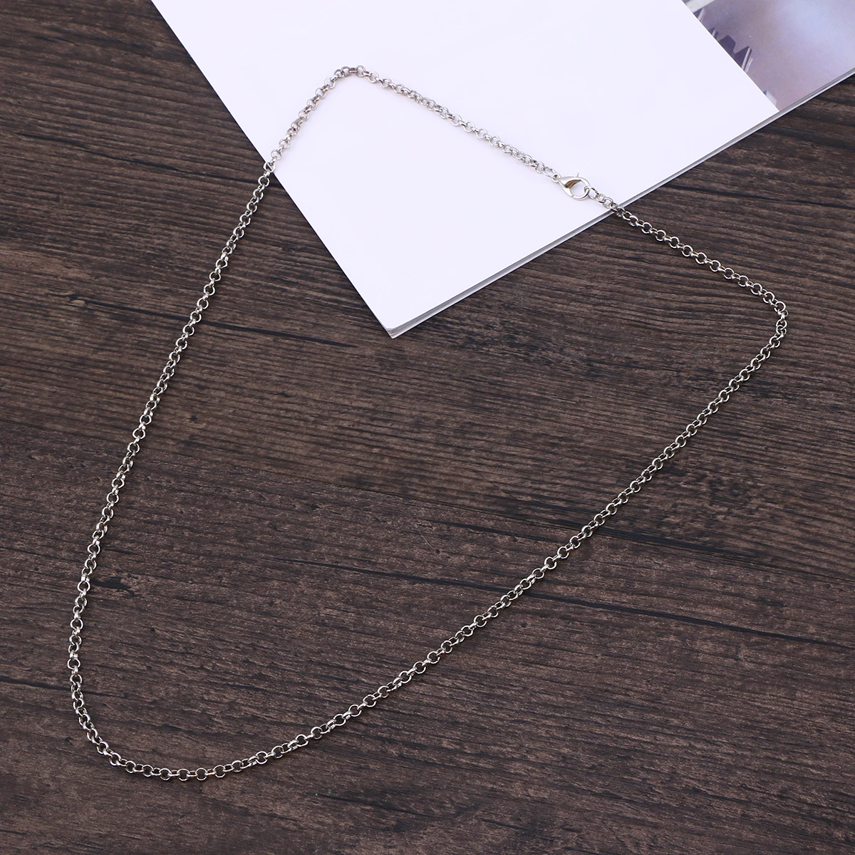 

131 PCS Stainless Chain Lobster Buckle Opening Snail Set Iron Plated Round Suite