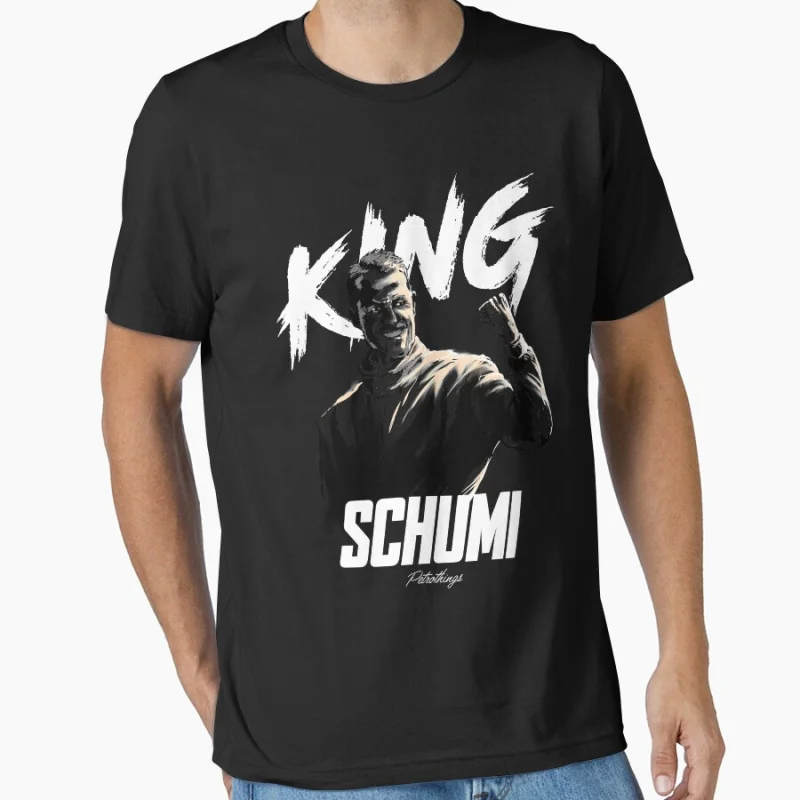 Michael Schumacher The King Race car driver motor sports vintage Legend racing T Shirt large size Adult tops S-6XL