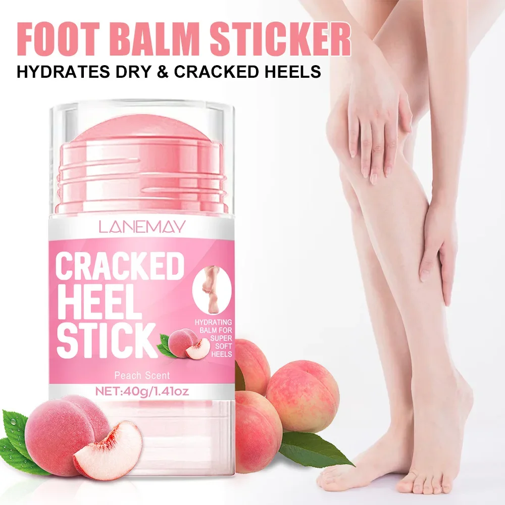 40g Feet Cream Stick Ultra-Hydrating Hand Foot Cream Solution Repairing Moisturizing Softening Dry Cracked Daily Foot Care Tools