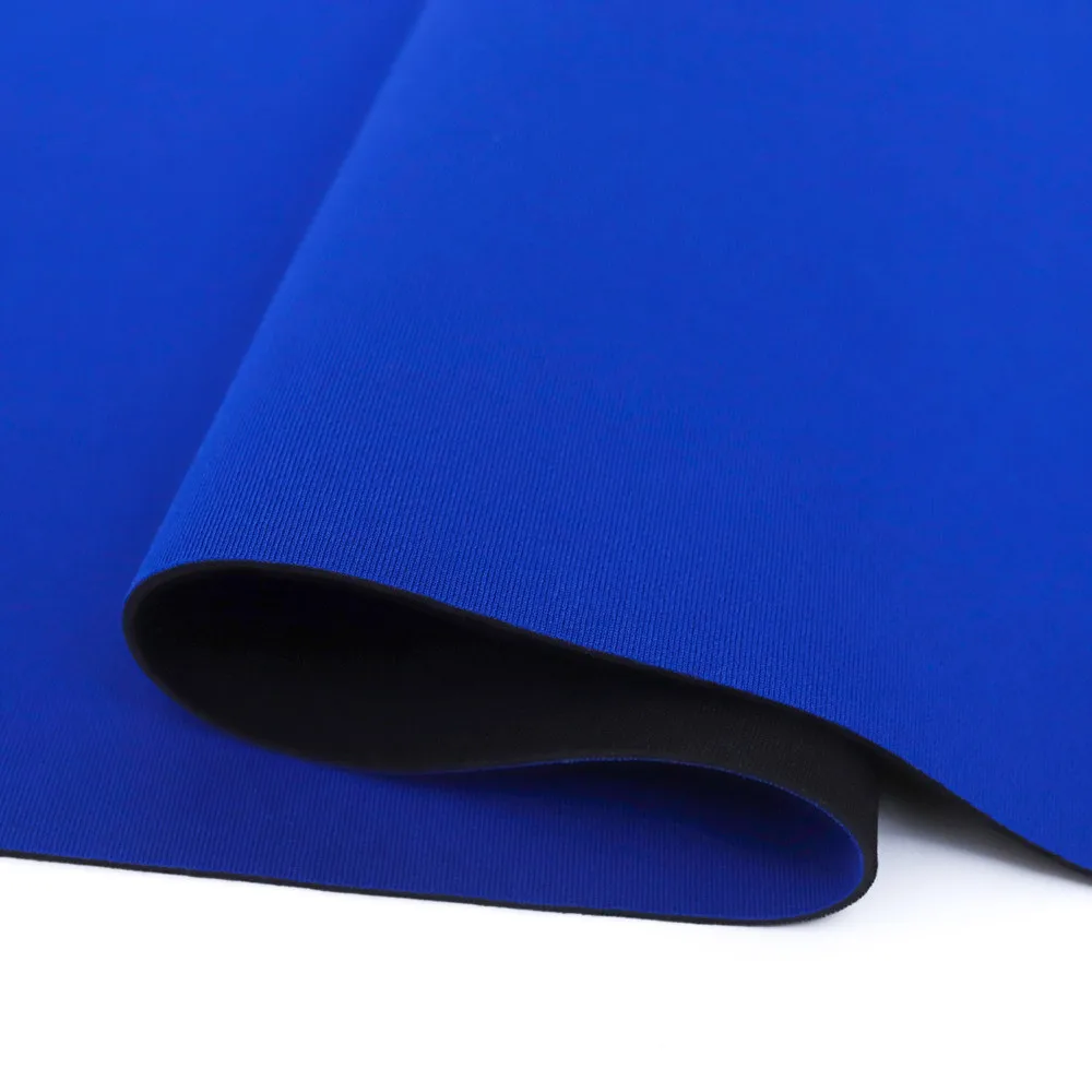 Neoprenowa torba podróżna z torba na laptopa z tkaniny do szycia 2mm Royal Blue Stretch inne zwykłe dzianinowe rozciągliwy poliester trykoty