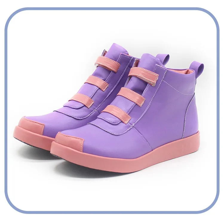 Li Tian Chen Cosplay Shoes Anime Link Click Cosplay Props PU Leather Shoes Big Size Halloween Party Boots Custom Made