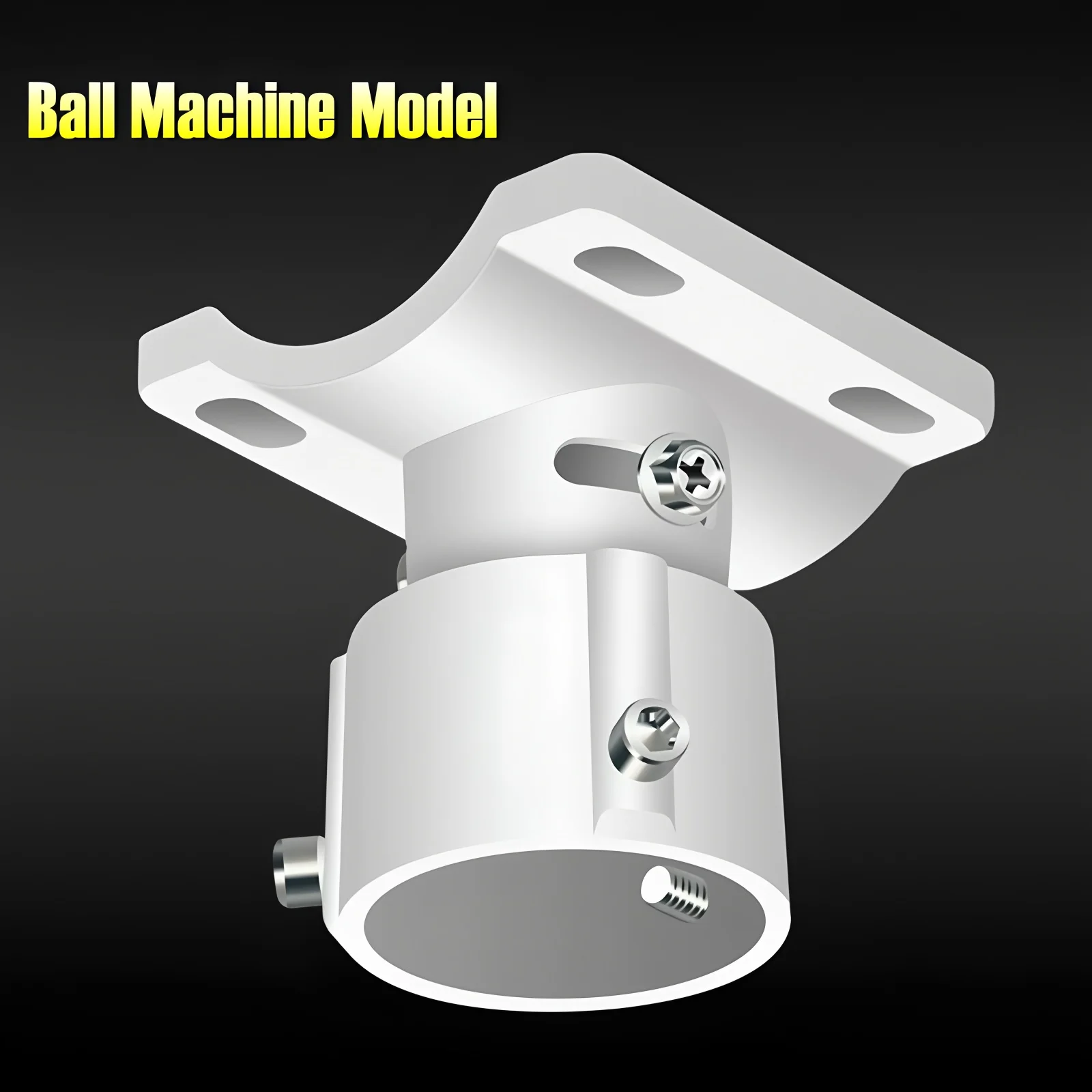 Pole Mount Bracket Monitoring Universal Joint Head Pendent Mount Ball Machine Gun Style Bullet Camera Cross Arm Clamp Bracket