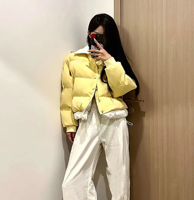 

Parka Polar Womens Ribbons Decorated Feminine Touch Gentle Appeal Delicate Look Soft Approach Girl Aesthetic Sweet Feel Neutral