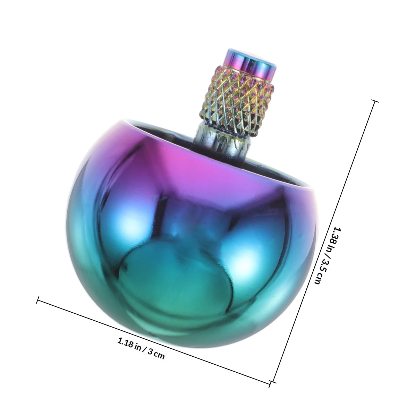 Metal Gyroscope Spinning Top Unique Mushroom Design Flip Over Desk For Adults Precision Decorative Gyroscope