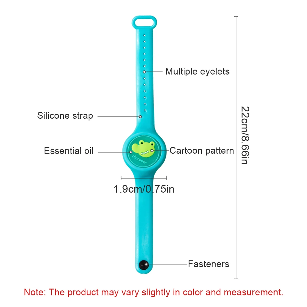 Mosquito Repellent Cartoon Children Silicone Bracelet Lightweight Mosquitoes Insect Repellent Watch Outdoor Anti-Mosquito Band