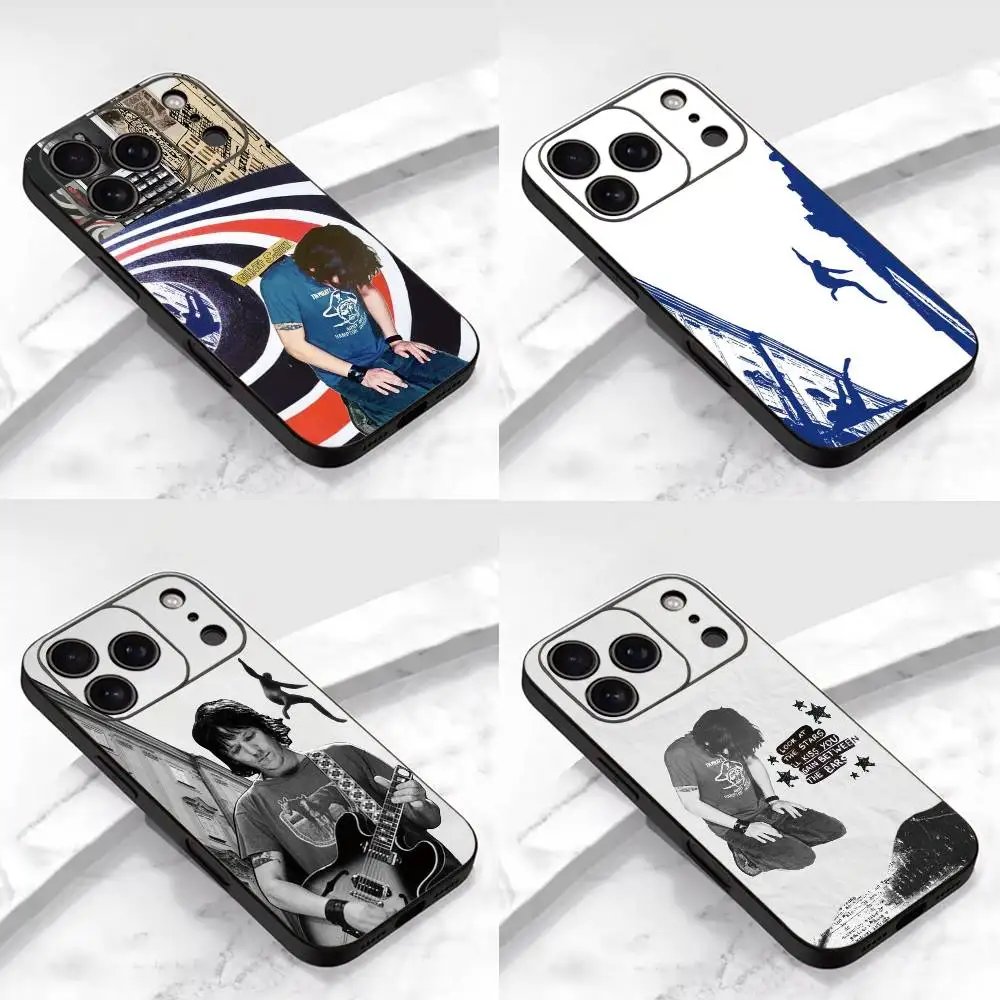 Elliott Smith Figure 8 Phone Case For iPhone 17,16,15,14,13,12,11 Plus,Pro Max,XS,Soft Silicone Black Cover