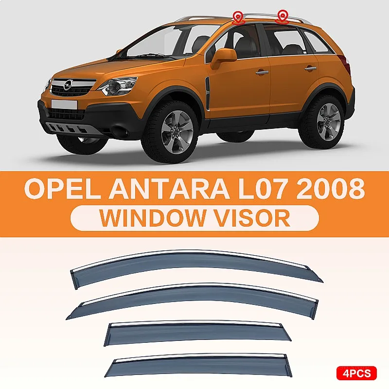 

For Opel Antara 2008+ Car Window Visor Rain Sun Shade Side Windshield Awning Auto Accessories Styling