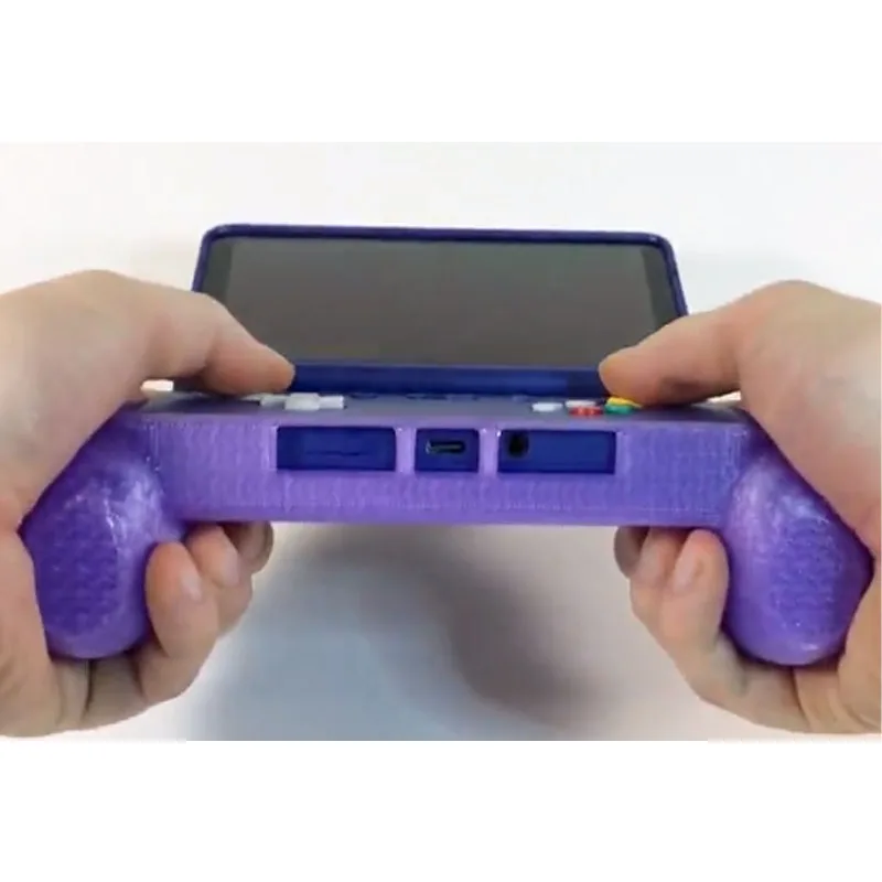 قبضة وحدة تحكم ألعاب محمولة RP Flip 2 مطبوعة ثلاثية الأبعاد، قبضة مريحة للجيب Retroid Flip 2