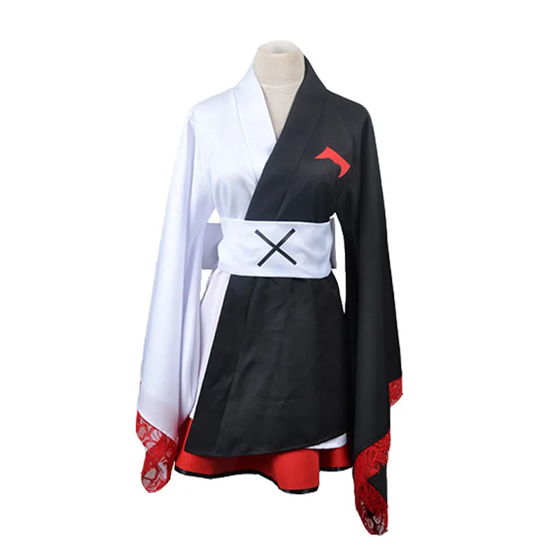 Disfraz de Danganronpa para mujer, traje de Cosplay, Monokuma, Doujin, Kimono, para Halloween