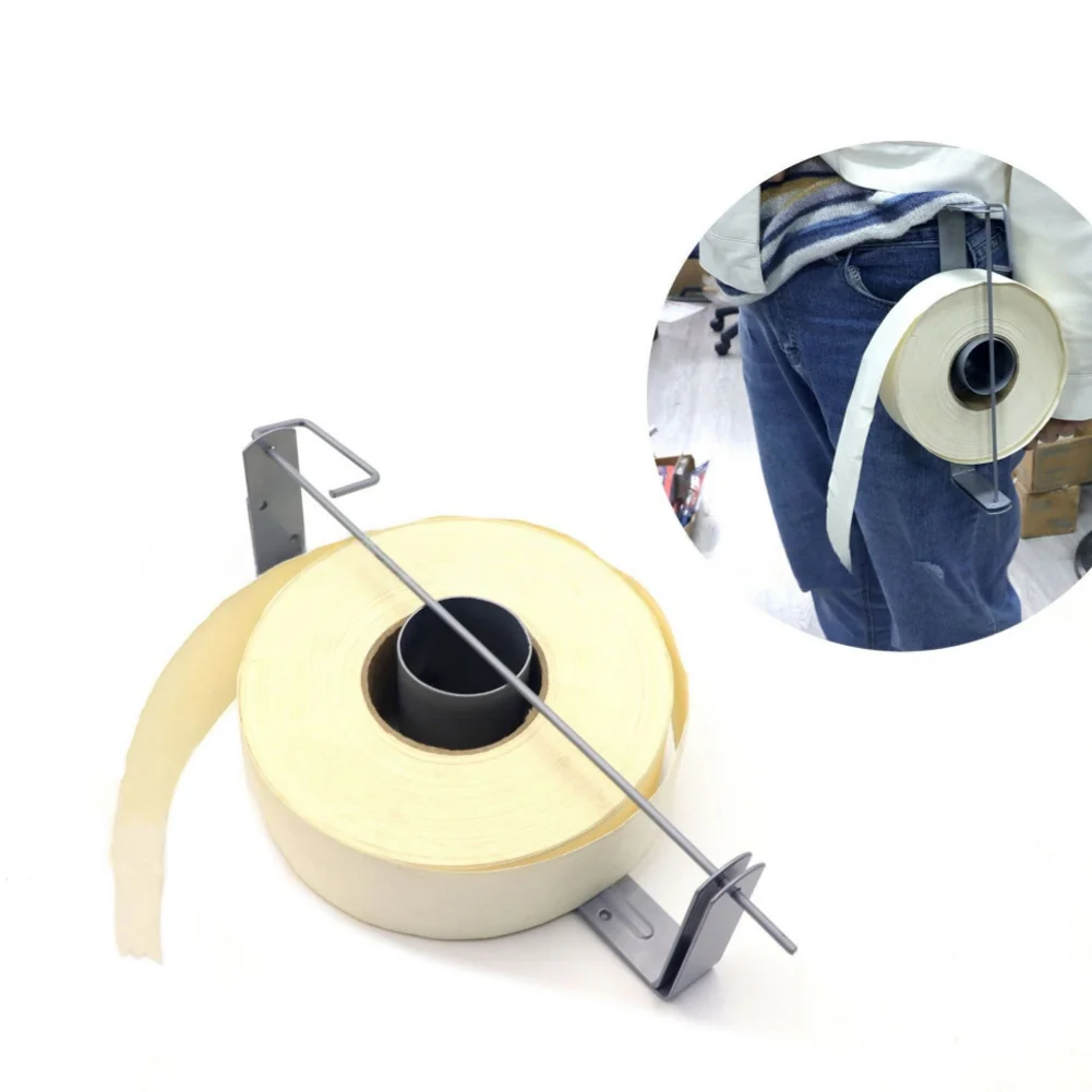 1PCS Heavy-Duty Drywall Tape Dispenser Professional Drywall Plastering Tape Reel For 360° Rotation Metal Tool Accessories