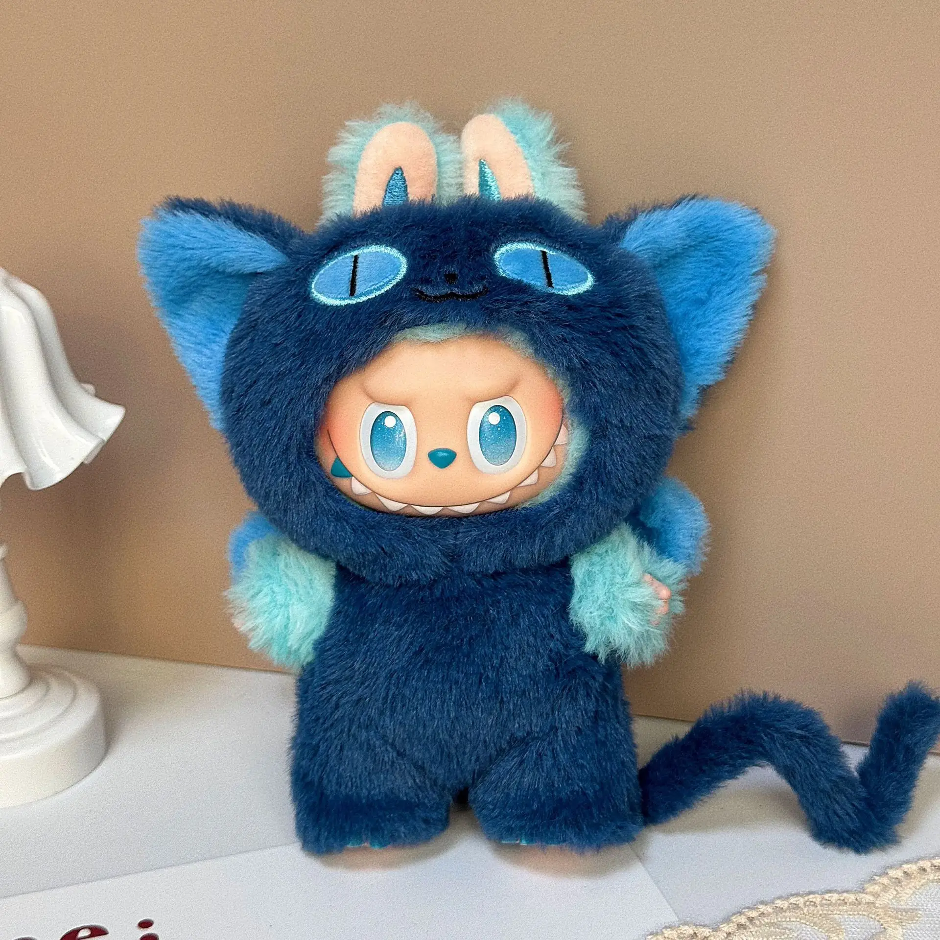 

15cm/17cm Labubu Doll Clothes LABUBU Sitting Party 1st 2nd 3rd Generation Cute Plush Doll Jumpsuit Clothing Accessories