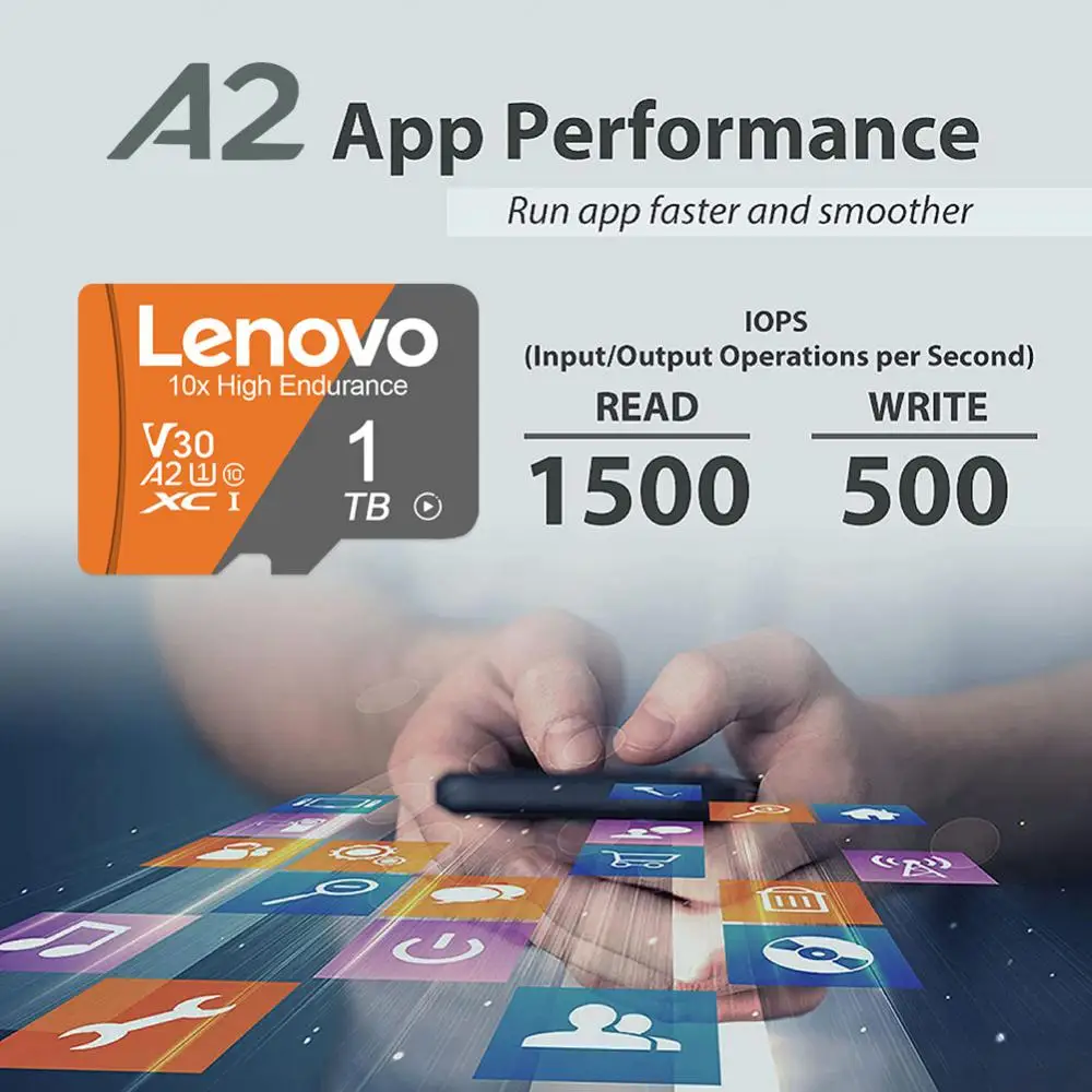 Lenovo 2 ТБ карта памяти 1 ТБ 512 ГБ Micro TF SD карта 256 ГБ SD карта памяти 128 Гб карта памяти для Nintendo Switch Ps5