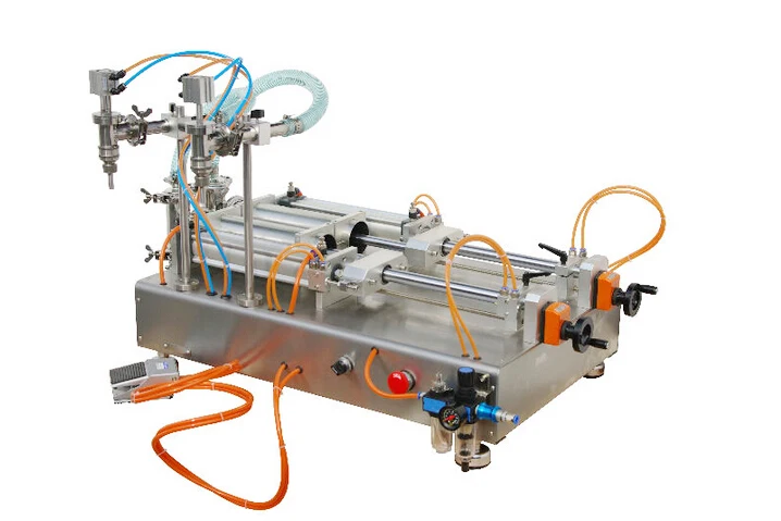 2024 Hot good quality full pneumatic sami-automatic liquid filling machine