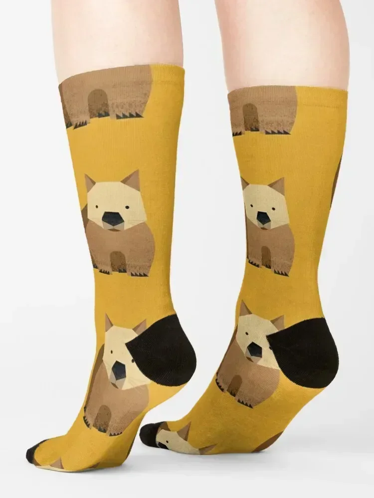 Whimsy Wombat Socks Men's funny gifts luxury designer Women Socks Men's