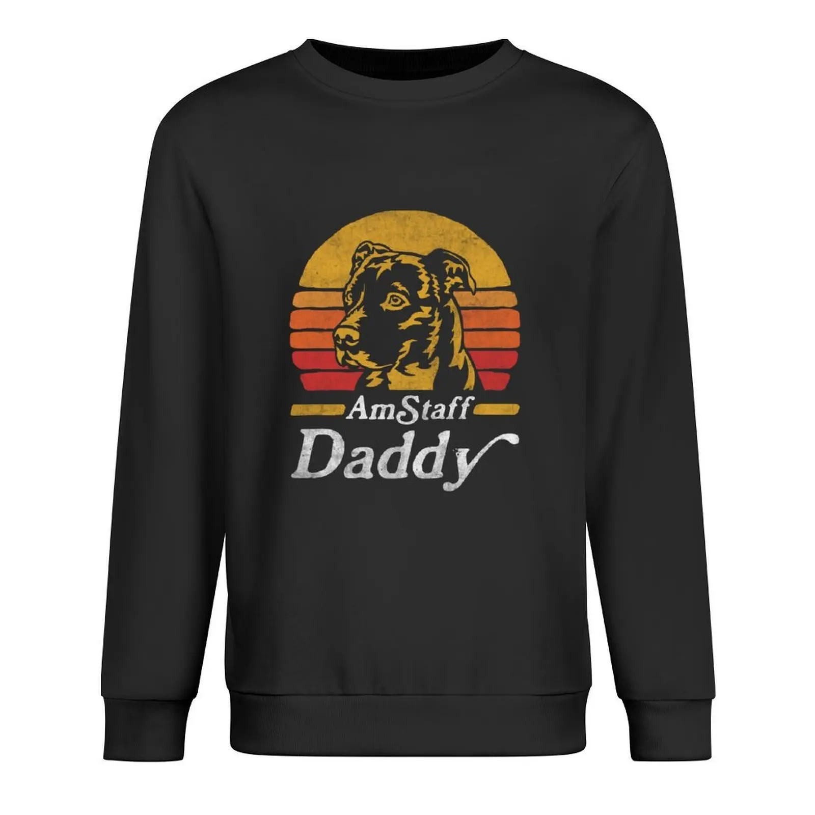 

Retro Vintage AmStaff Daddy Pullover male clothes men's clothing men's clothes anime clothing anime sweatshirt