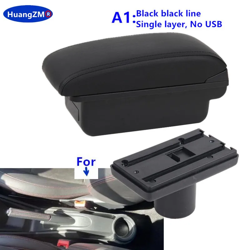 Voor Seat Ibiza Armsteun Doos Voor Seat Ibiza 6j Ibiza 6L Auto Armsteun Auto Opbergdoos 2010-2019 Gewijd retrofit Auto Accessoires