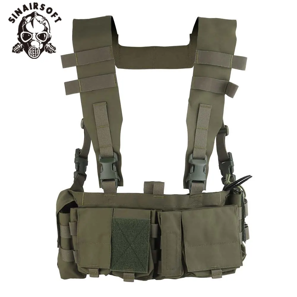 Tactical UW Gen IV Pusher Chest Rig MRC GP Pouch H-Harness 556 762 MAG Quickly Switch Gear Platform Hook Loop MOLLE Hunting Vest