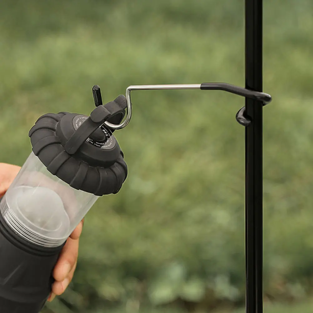 

3Pcs Camping Light Pole Hooks Outdoor Metal S Shape Tent Lamp Hook Hanger Camping Hook Holder Multipurpose Light Pole Hooks