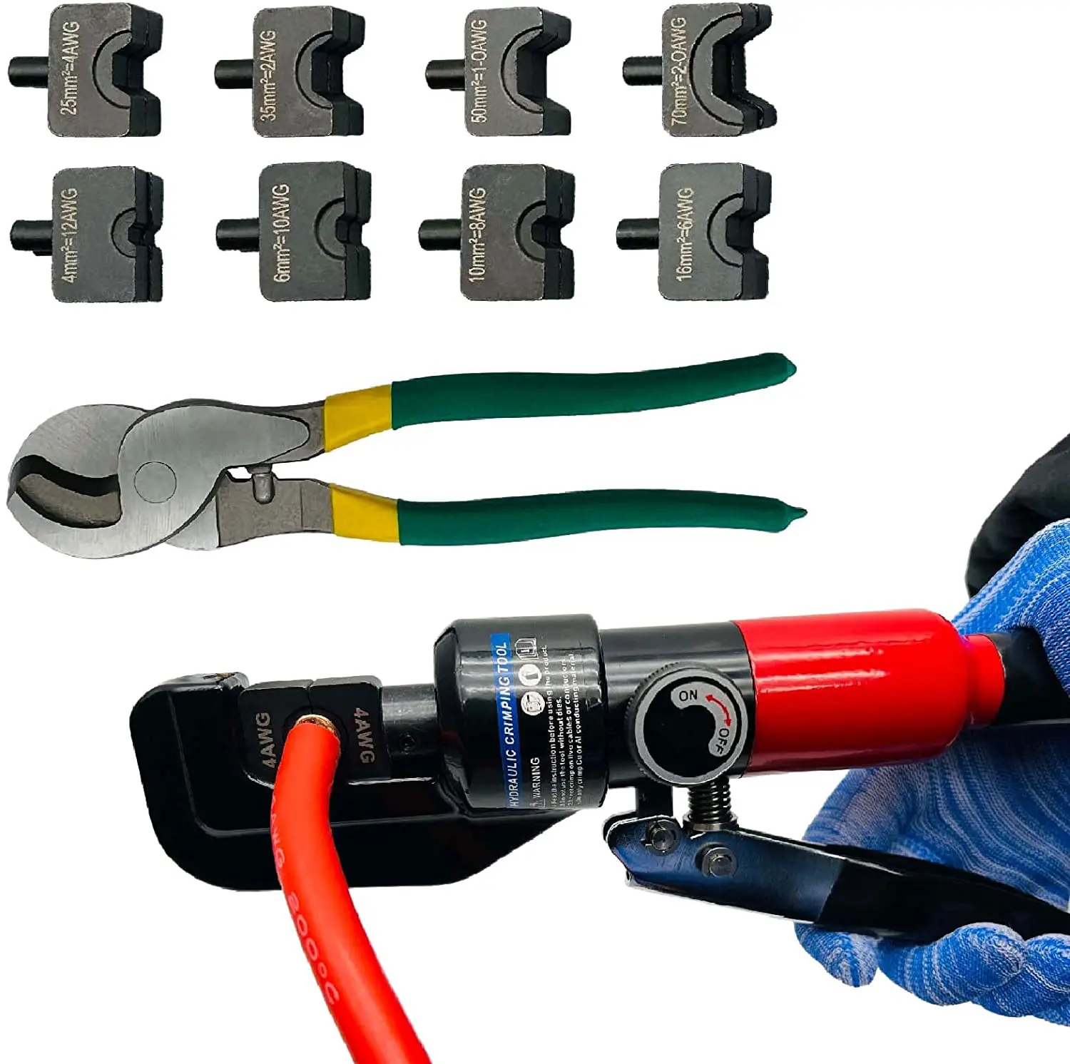 Idraulico Attrezzo di Piegatura del Cavo Lug Piegatore Pinza Idraulica di Compressione Strumento YQK-70 4-70mm2 Pressione 5-6T ES e RU magazzino