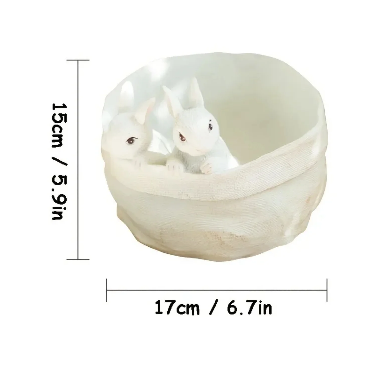 

Adorable Bunny Planter Pot - Perfect Your Garden or Balcony Decor!